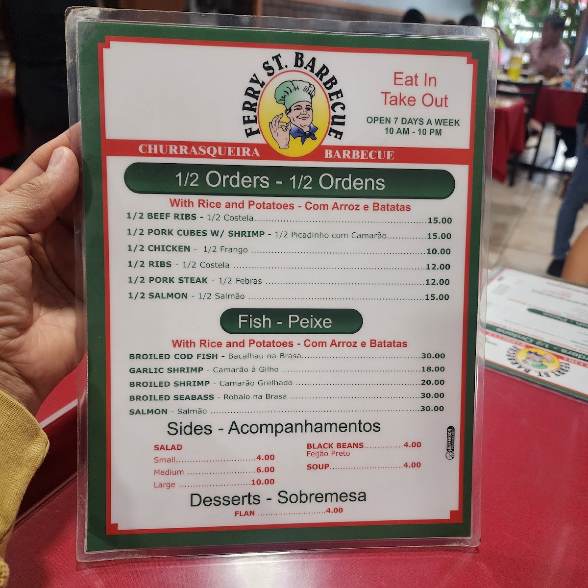 Ferry Street Barbecue Menu - Image 6